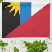 Linge De Cuisine Drapeau patriotique d'Antigua-et-Barbuda (Plié)