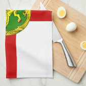 Linge De Cuisine Drapeau patriotique d'Aurigny (Quart Plié)