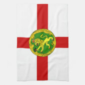 Linge De Cuisine Drapeau patriotique d'Aurigny (Vertical)