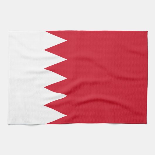 Linge De Cuisine Drapeau patriotique de Bahreïn (Horizontal)
