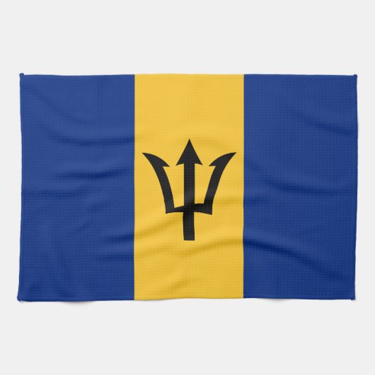 Linge De Cuisine Drapeau patriotique de la Barbade (Horizontal)