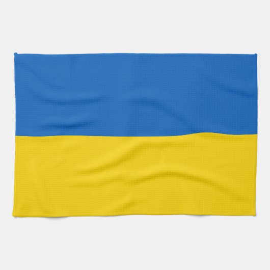 Linge De Cuisine Drapeau patriotique de l'Ukraine (Horizontal)
