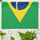 Linge De Cuisine Drapeau patriotique du Brésil (Plié)