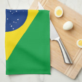 Linge De Cuisine Drapeau patriotique du Brésil (Quart Plié)
