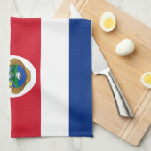 Linge De Cuisine Drapeau patriotique du Costa Rica (Quart Plié)