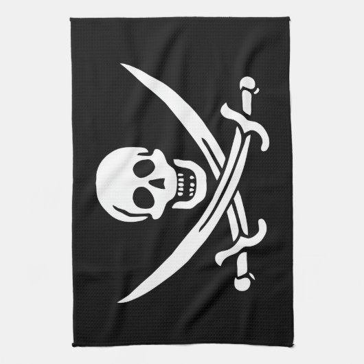 Linge De Cuisine Drapeau pirate (Vertical)