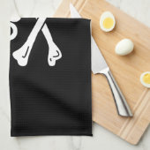 Linge De Cuisine Drapeau pirate - Jolly roger (Quart Plié)