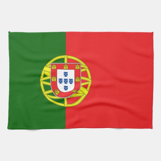 Linge De Cuisine Drapeau portugais (Horizontal)