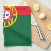 Linge De Cuisine Drapeau Portugal (Quart Plié)