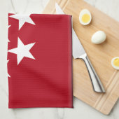 Linge De Cuisine Drapeau (régional) de Madrid Espagne (Quart Plié)