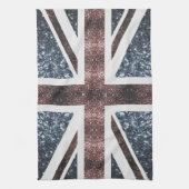 Linge De Cuisine Drapeau rustique britannique rouge bleu étincelles (Vertical)