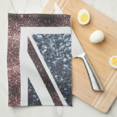 Linge De Cuisine Drapeau rustique UK rouge bleu étincelants parties (Quart Plié)