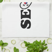 Linge De Cuisine Drapeau Seoul Love Heart Taegeukgi (Plié)