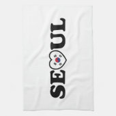 Linge De Cuisine Drapeau Seoul Love Heart Taegeukgi (Vertical)