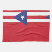 Linge De Cuisine Drapeau simple de Porto Rico (Horizontal)