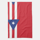 Linge De Cuisine Drapeau simple de Porto Rico (Vertical)