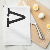 Linge De Cuisine Drapeau souriant lituanien (Quart Plié)
