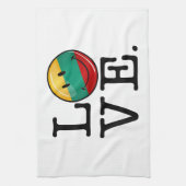 Linge De Cuisine Drapeau souriant lituanien (Vertical)