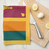 Linge De Cuisine Drapeau Sri Lanka (Quart Plié)