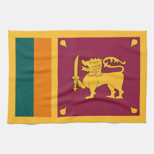 Linge De Cuisine Drapeau Sri Lanka