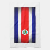 Linge De Cuisine Drapeau stylisé du Costa Rica (Vertical)