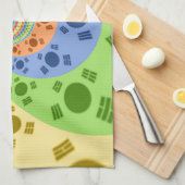 Linge De Cuisine Drapeau sud-coréen Inspiré Art Abstrait Impression (Quart Plié)