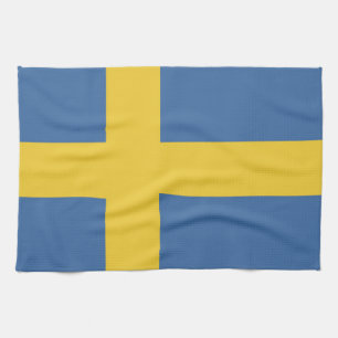 Linge De Cuisine Drapeau suédois