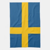 Linge De Cuisine Drapeau suédois (Vertical)