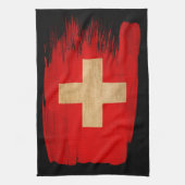 Linge De Cuisine Drapeau suisse (Vertical)