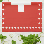 Linge De Cuisine Drapeau suisse Kitchen Towers (Plié)