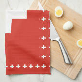 Linge De Cuisine Drapeau suisse Kitchen Towers (Quart Plié)