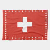Linge De Cuisine Drapeau suisse Kitchen Towers (Horizontal)