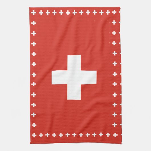 Linge De Cuisine Drapeau suisse Kitchen Towers (Vertical)