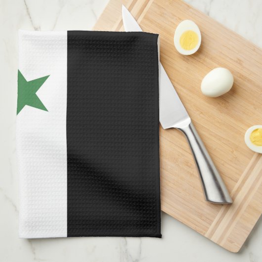 Linge De Cuisine Drapeau syrien (Quart Plié)
