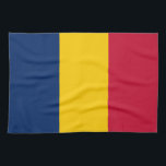 Linge De Cuisine Drapeau Tchad<br><div class="desc">Drapeau patriotique du Tchad.</div>