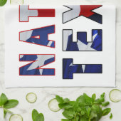 Linge De Cuisine Drapeau texan natif (Plié)