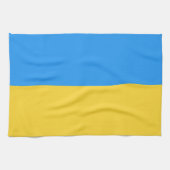 Linge De Cuisine Drapeau ukrainien (Horizontal)