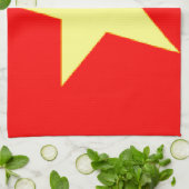 Linge De Cuisine drapeau vietnam (Plié)
