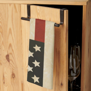 Linge De Cuisine Drapeau vintage