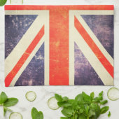 Linge De Cuisine Drapeau vintage d'Union Jack (Plié)