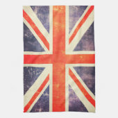 Linge De Cuisine Drapeau vintage d'Union Jack (Vertical)