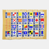 Linge De Cuisine Drapeaux de code maritimes de signal (Horizontal)