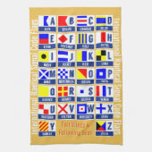 Linge De Cuisine Drapeaux de code maritimes de signal (Vertical)