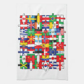 Linge De Cuisine Drapeaux des pays du pavillon international (Vertical)