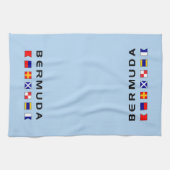 Linge De Cuisine Drapeaux des signaux marins des Bermudes Couleur c (Horizontal)