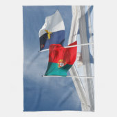 Linge De Cuisine Drapeaux du Portugal et des Açores (Vertical)