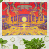 Linge De Cuisine Dreamland psychédélique (Plié)