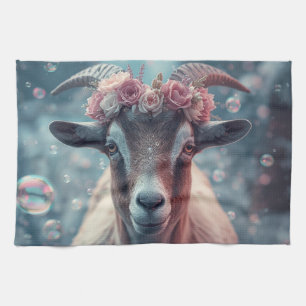 Linge De Cuisine Dreamy Goat Art
