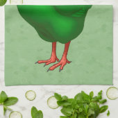 Linge De Cuisine Drôle Alien martien vert (Plié)