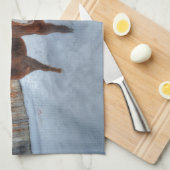 Linge De Cuisine Drôle Amorous Stallion et Chevaux de jument (Quart Plié)